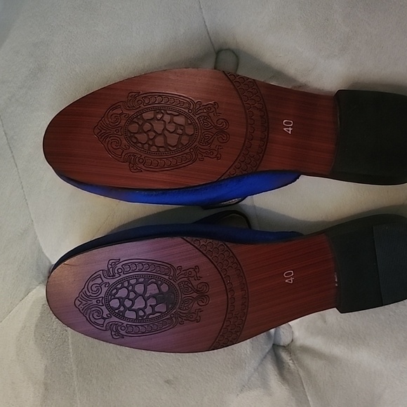 Velvet mule shoes - Picture 4 of 9